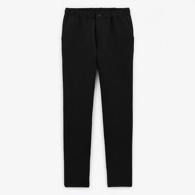 Zwarte chino 549 met elastische tailleband