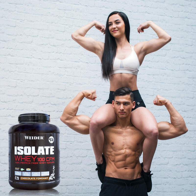 Weider- Isolate Whey 100 CFM 2 Kg - 100% Aislado de Proteina de Suero -  Sabor: