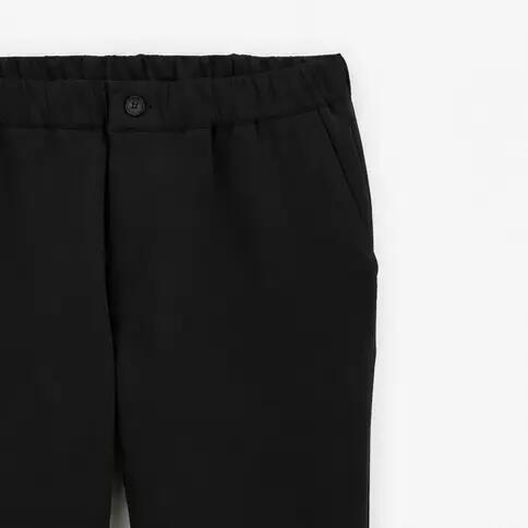 Zwarte chino 549 met elastische tailleband 3/3