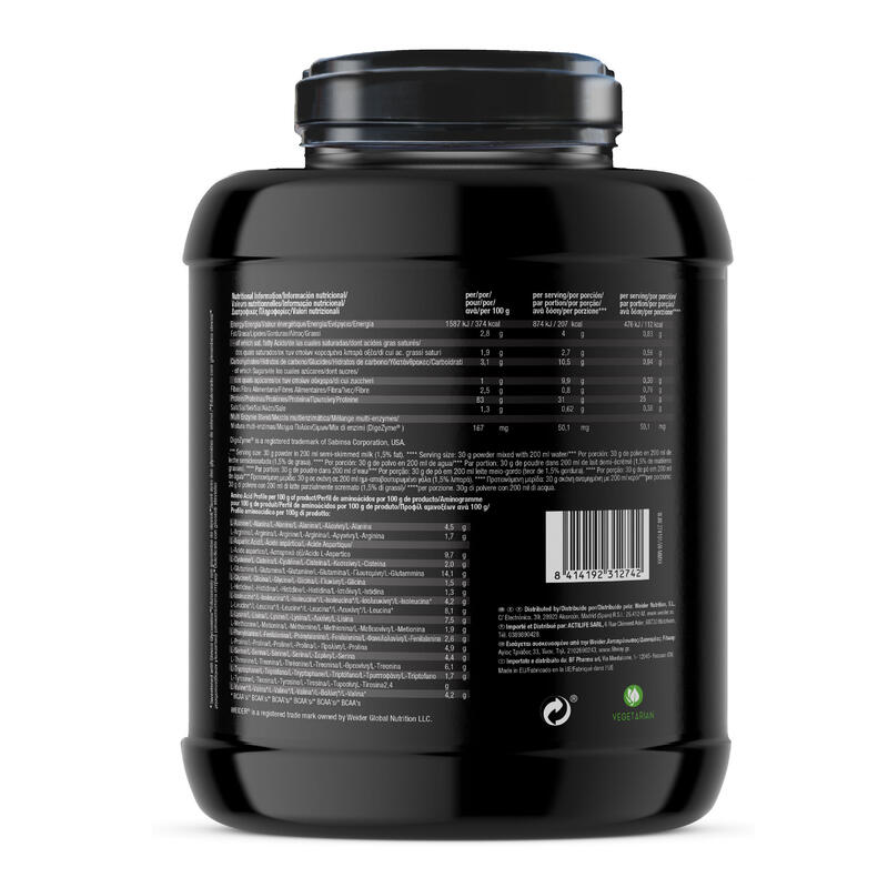 Weider- Isolate Whey 100 CFM 2 Kg - 100% Aislado de Proteina de Suero -  Sabor: