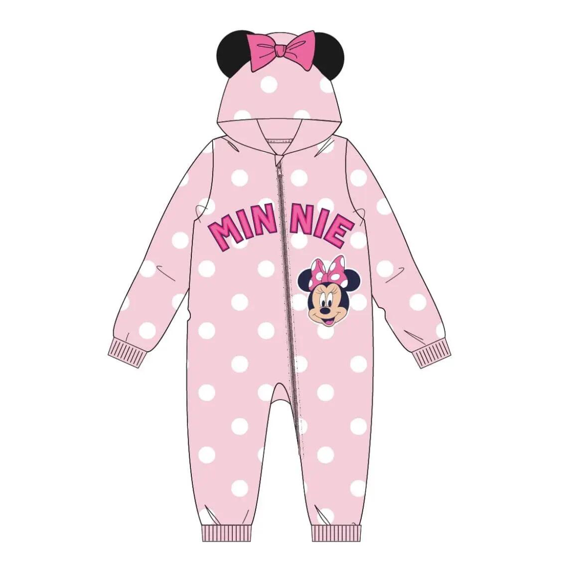 Pyjama Lang Kinder Minnie Tweedelig van Polyester Lichtroze 1/6