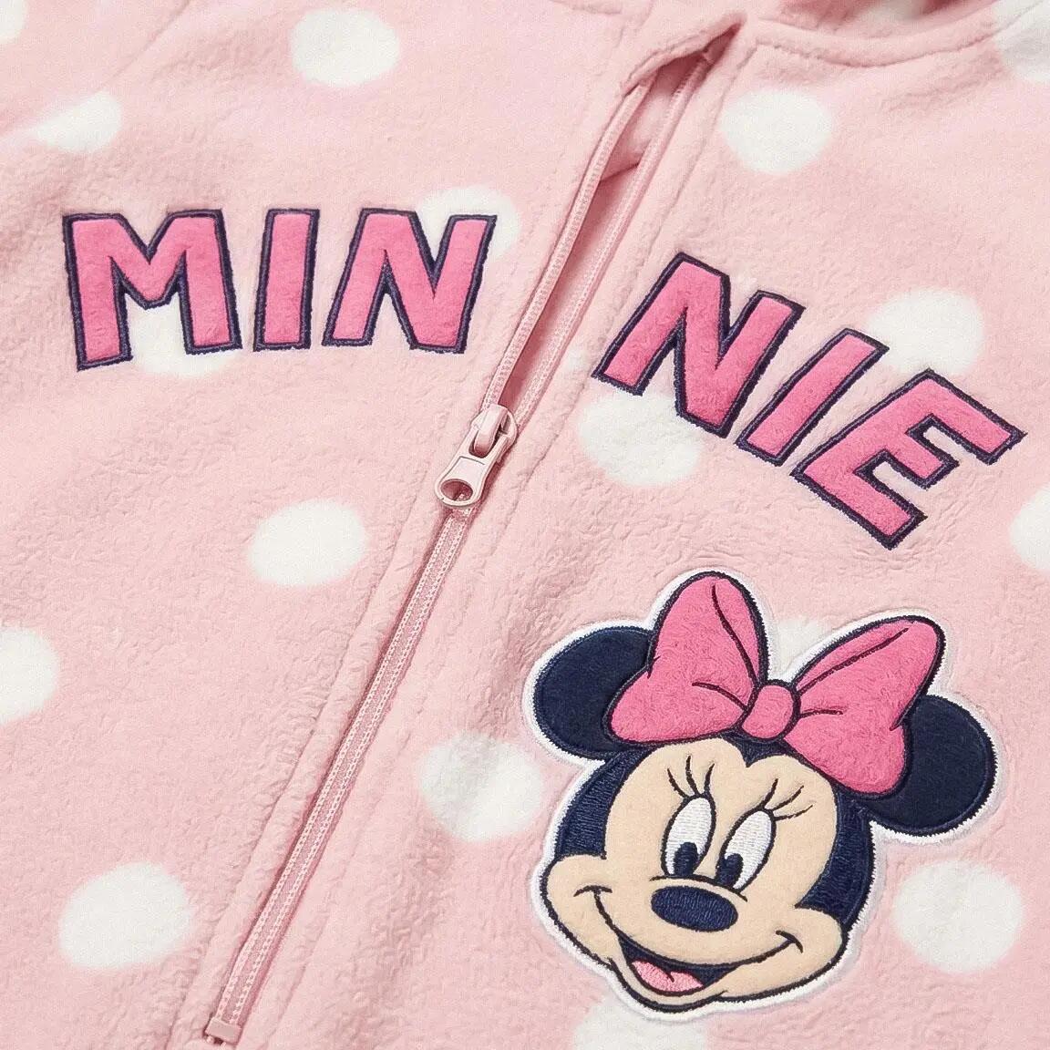 Pyjama Lang Kinder Minnie Tweedelig van Polyester Lichtroze 3/6