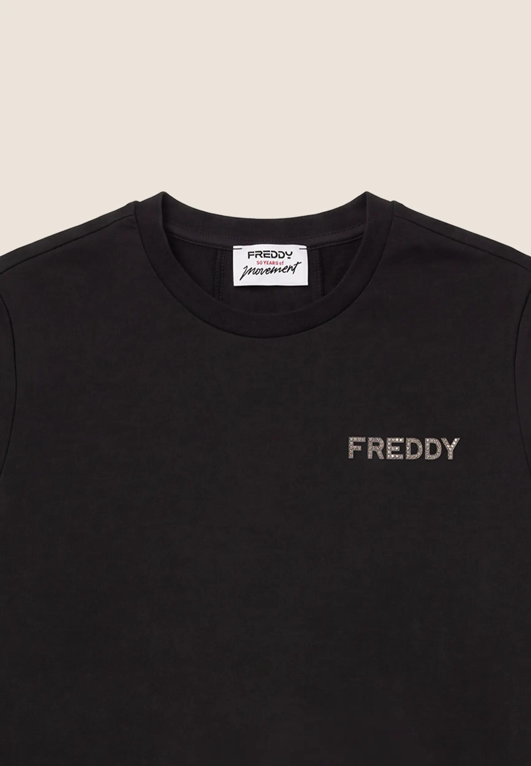 Sweat-shirt pour femmes à col rond avec fente au dos 3/3