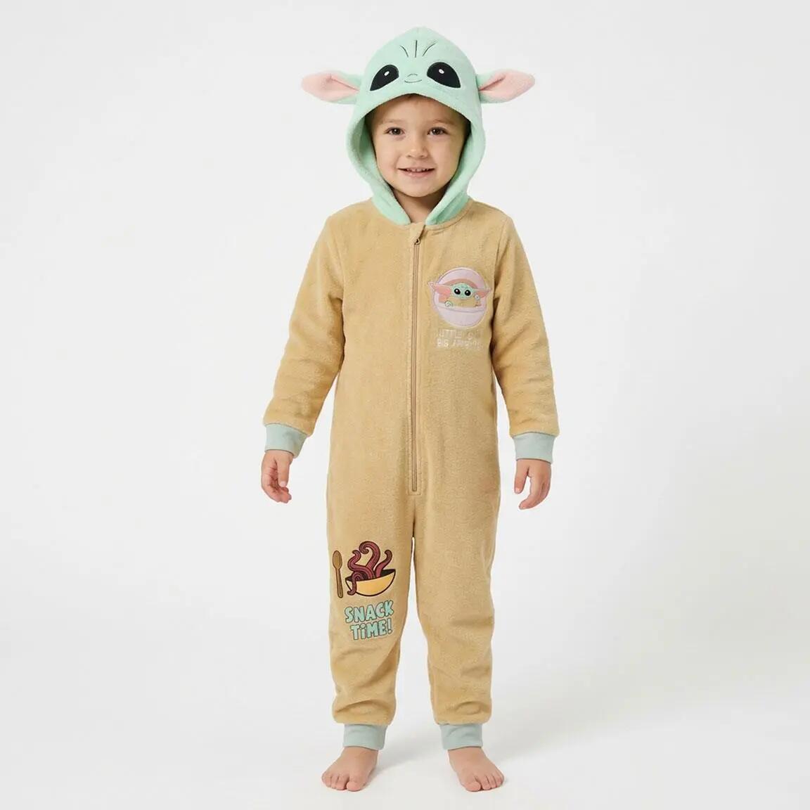 Pyjama Lang Kinder The Mandalorian Tweedelig van Polyester Oker 6/6
