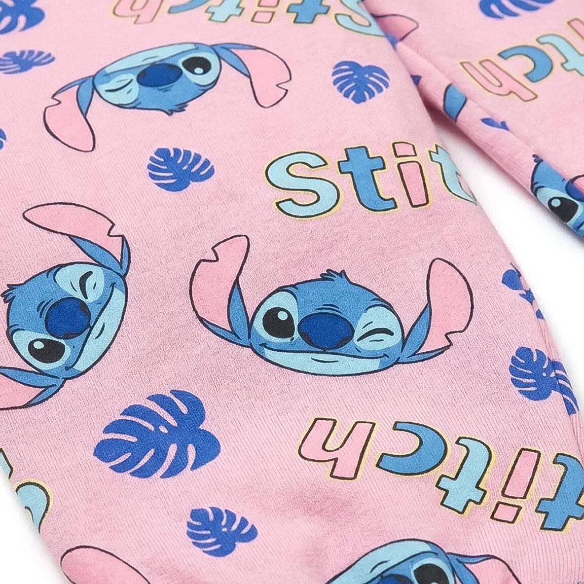 Pyjama Lang Kinder Stitch Tweedelig van Katoen en Polyester Blauw 3/6
