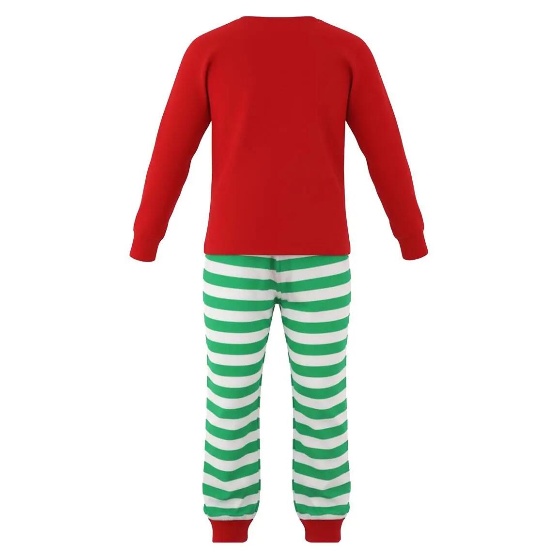 Pyjama Lang Kinder The Elf Tweedelig van Katoen en Polyester Rood 2/6