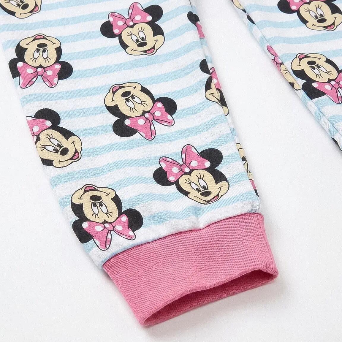 Pyjama Lang Kinder Minnie Tweedelig van Katoen en Polyester Roze 3/6