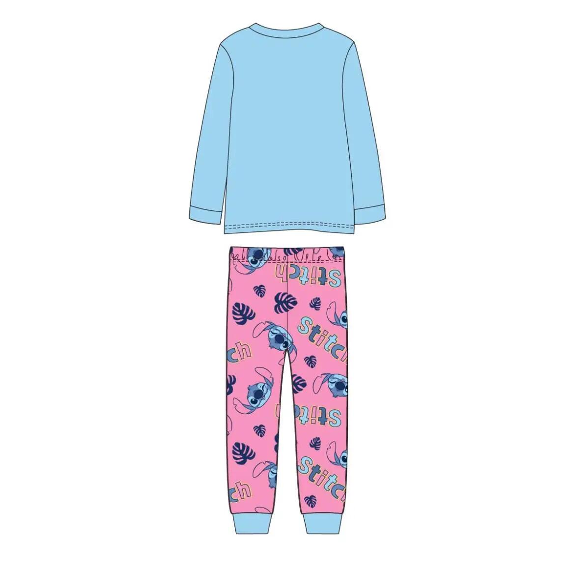 Pyjama Lang Kinder Stitch Tweedelig van Katoen en Polyester Blauw 2/6
