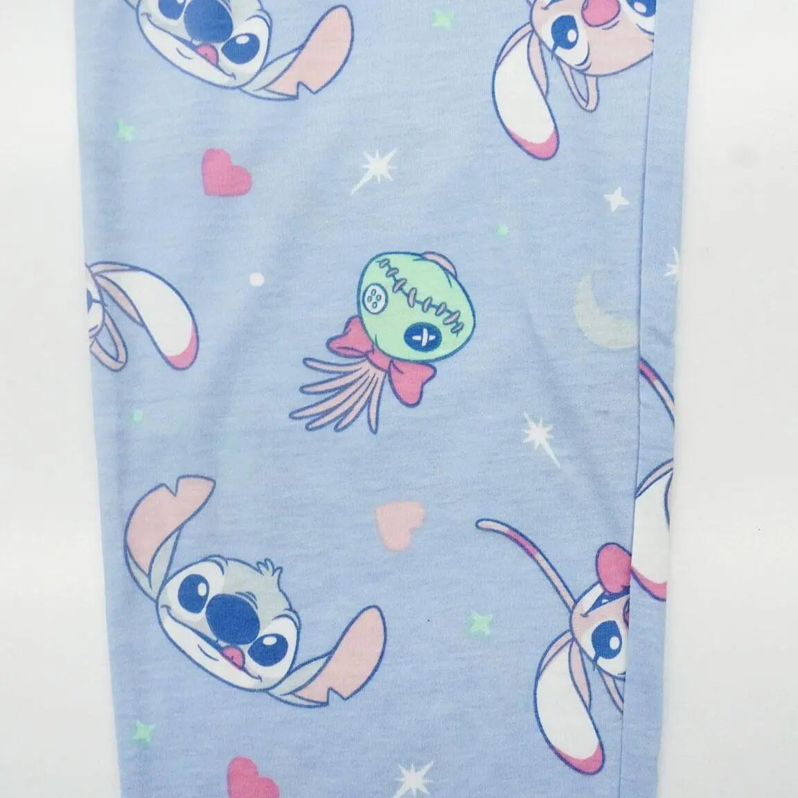 Pyjama Lang Kinder Stitch Tweedelig van Katoen en Polyester Blauw 3/6