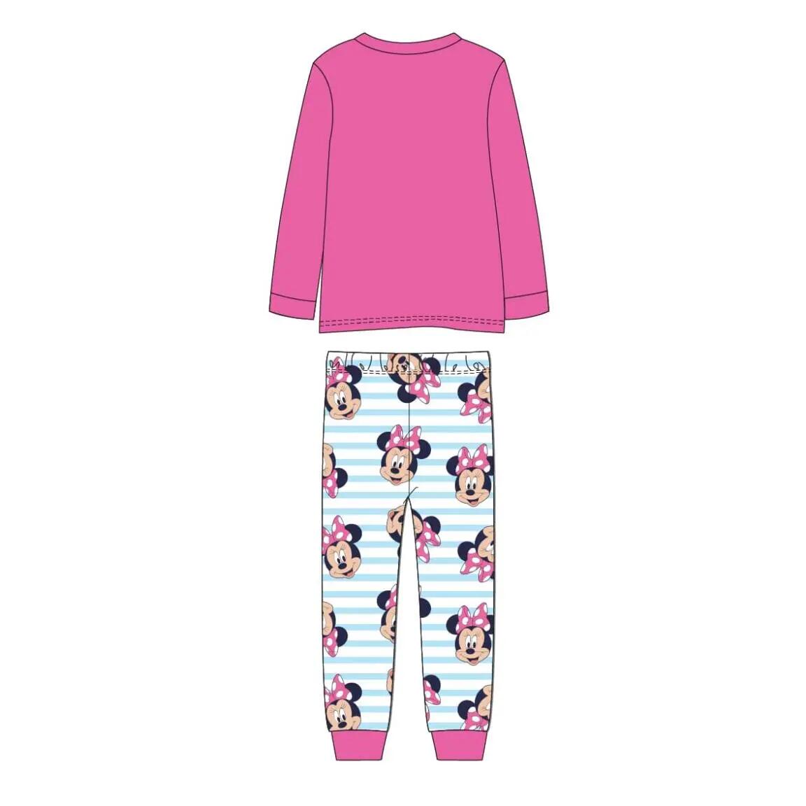 Pyjama Lang Kinder Minnie Tweedelig van Katoen en Polyester Roze 2/6