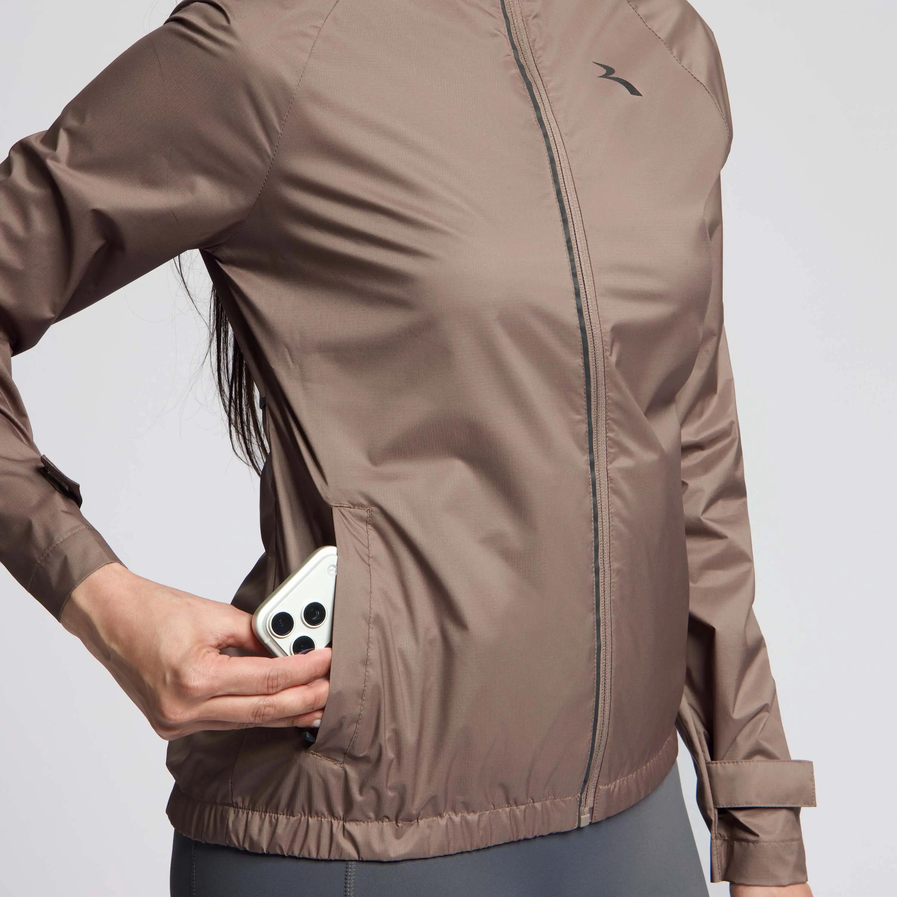Giacca Running Donna Essential Moka 6/6