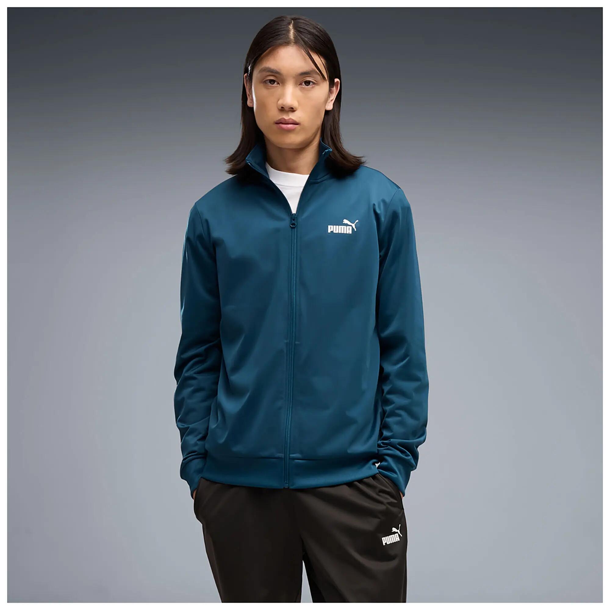Puma Trainingsanzug Ess No.1 Logo Poly Knitted Suit Erwachsene 4/4