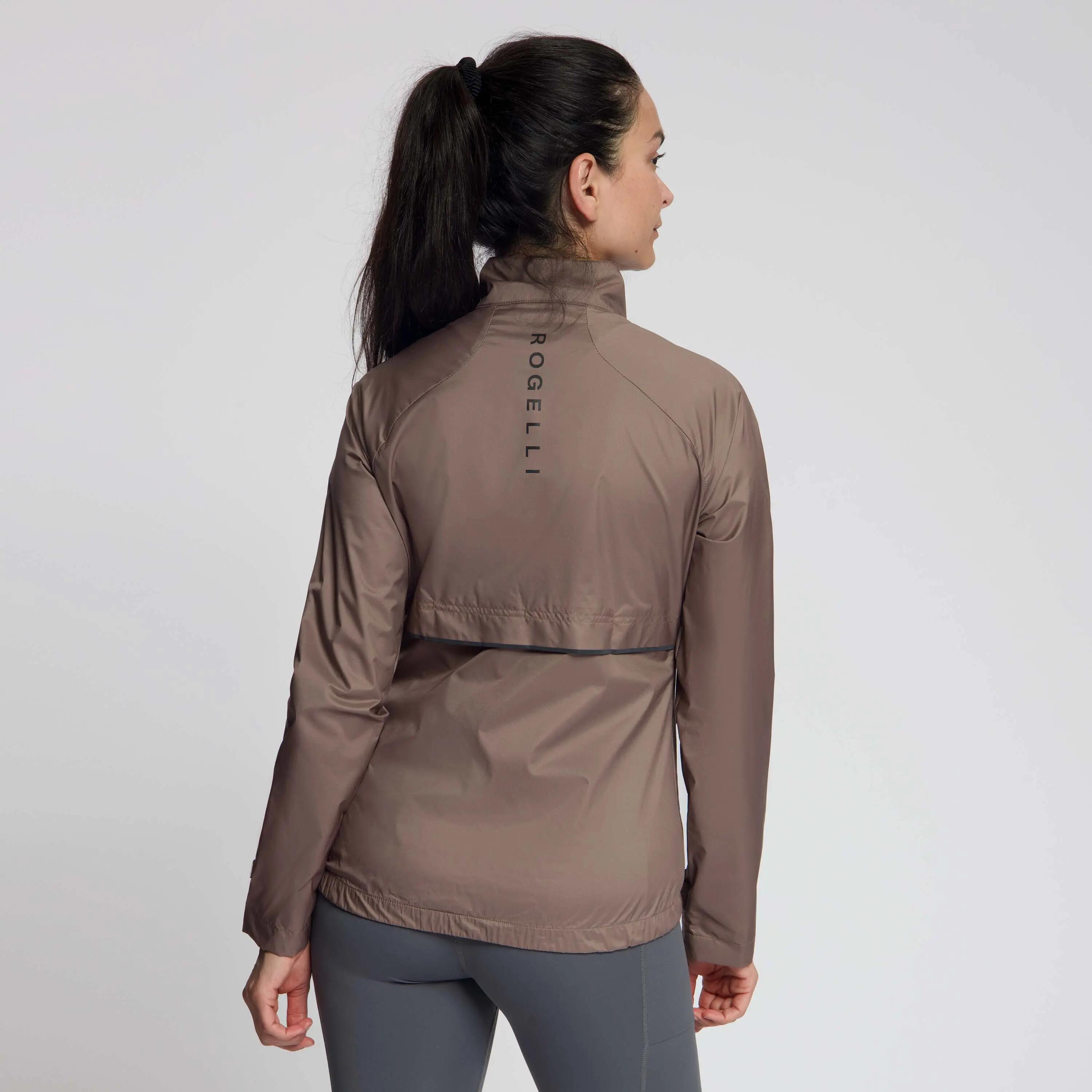 Giacca Running Donna Essential Moka 3/6