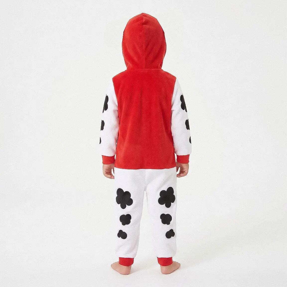 Pyjama Long Enfant Paw Patrol Deux Pièces en Polyester Rouge 5/6