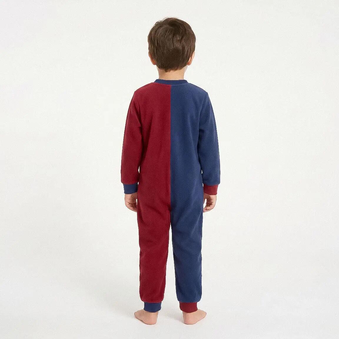 Pijama Largo Infantil FC Barcelona de Dos Piezas de Poliéster Multicolor 5/6