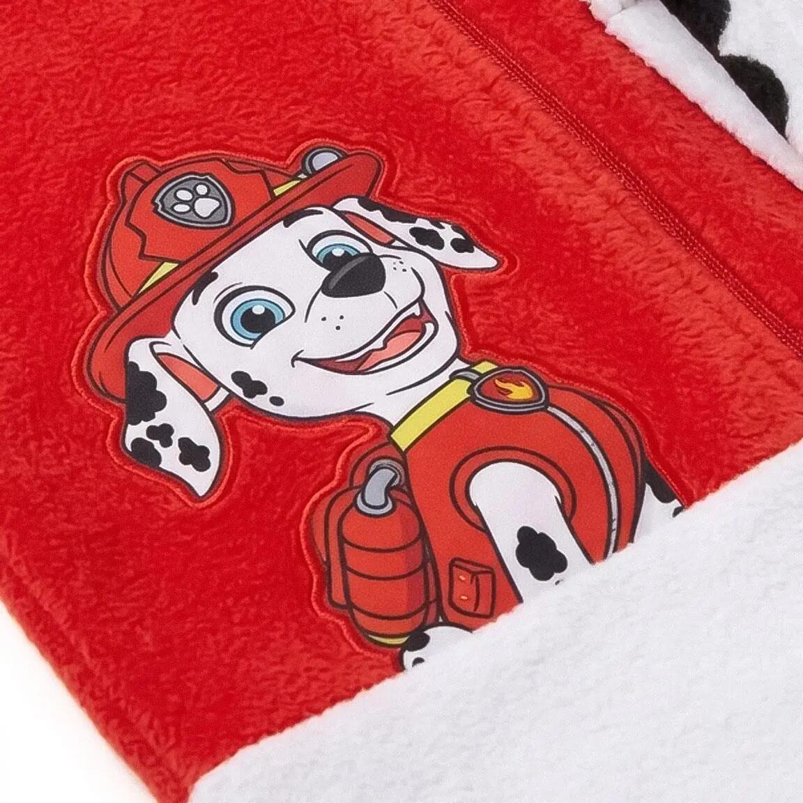 Pyjama Long Enfant Paw Patrol Deux Pièces en Polyester Rouge 3/6