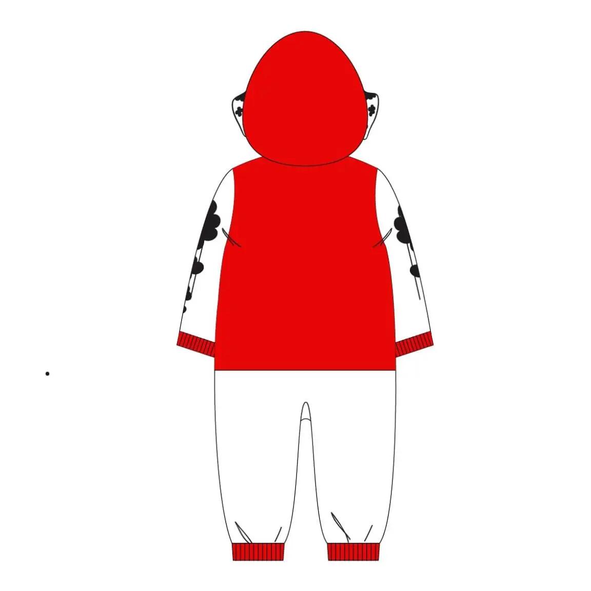 Pyjama Long Enfant Paw Patrol Deux Pièces en Polyester Rouge 2/6