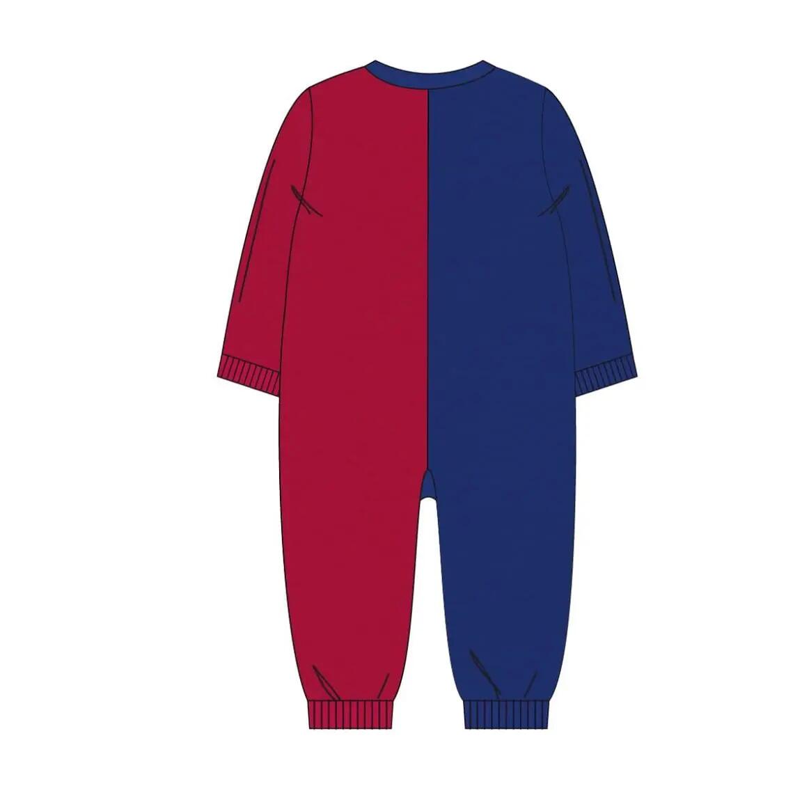 Pijama Largo Infantil FC Barcelona de Dos Piezas de Poliéster Multicolor 2/6