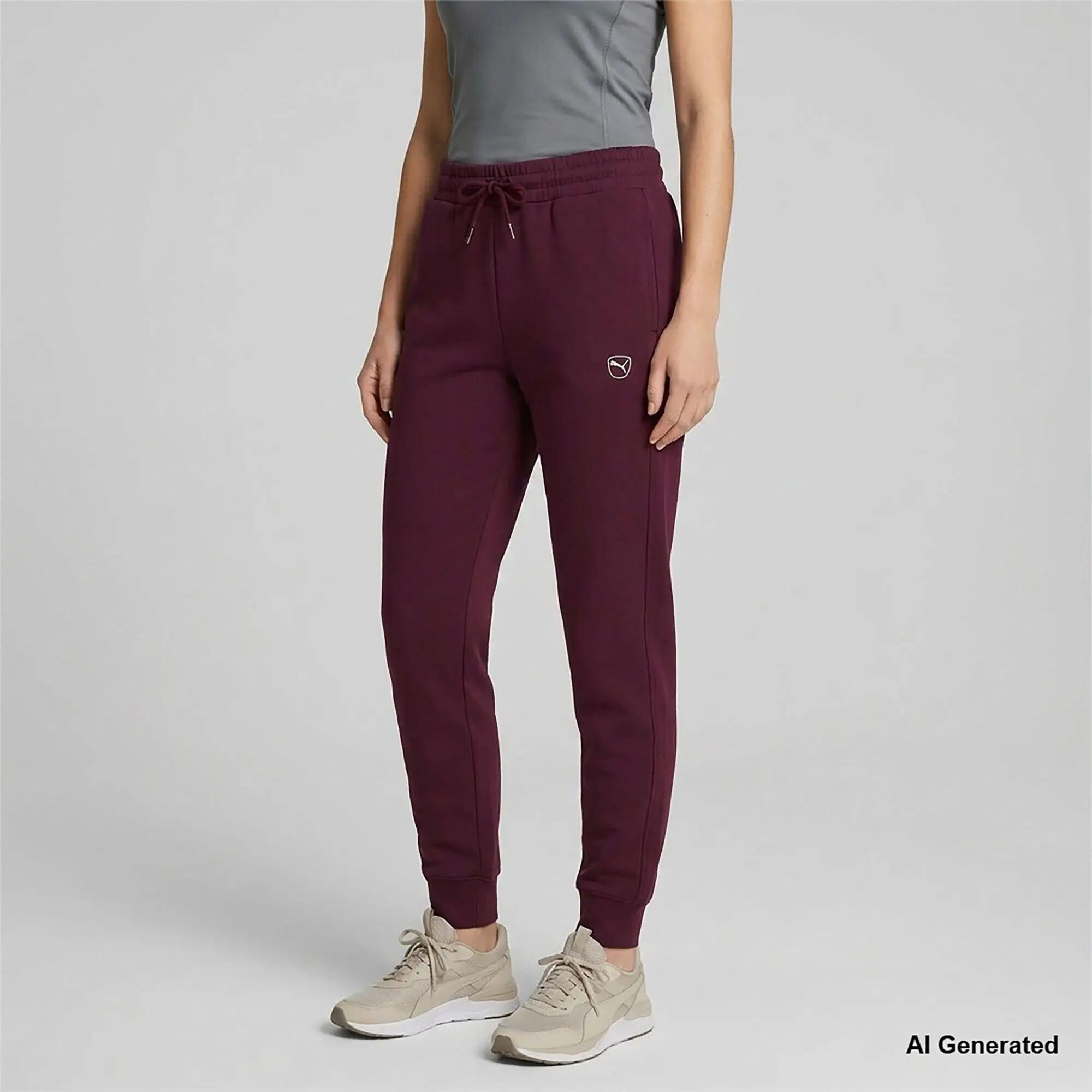 Spodnie Puma Ess Elevated Sweatpants Fl Cl Damskie 4/5