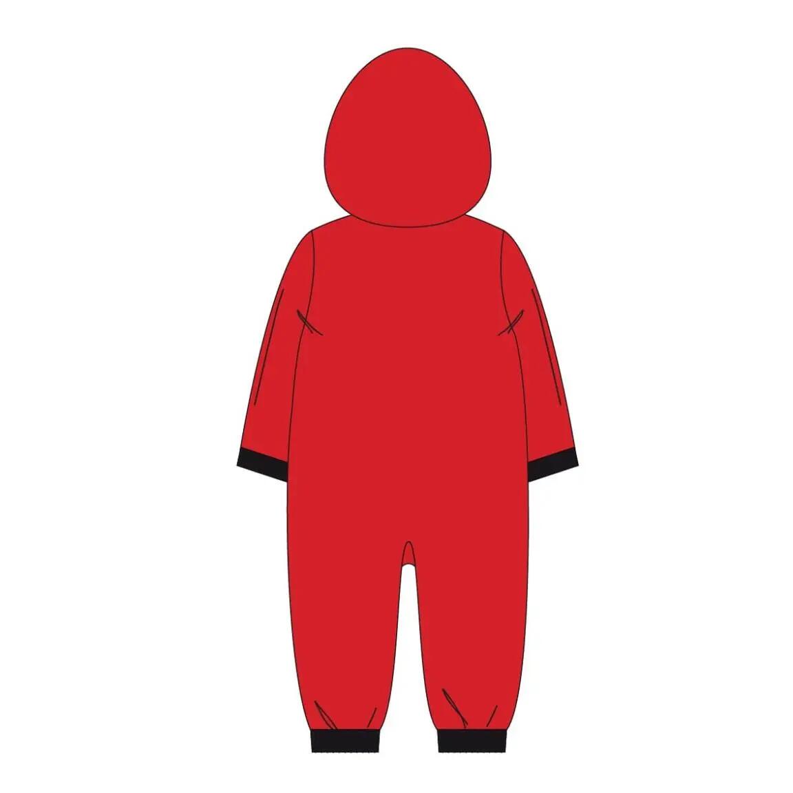 Pyjama Long Enfant Cars Deux Pièces en Polyester Rouge 2/6