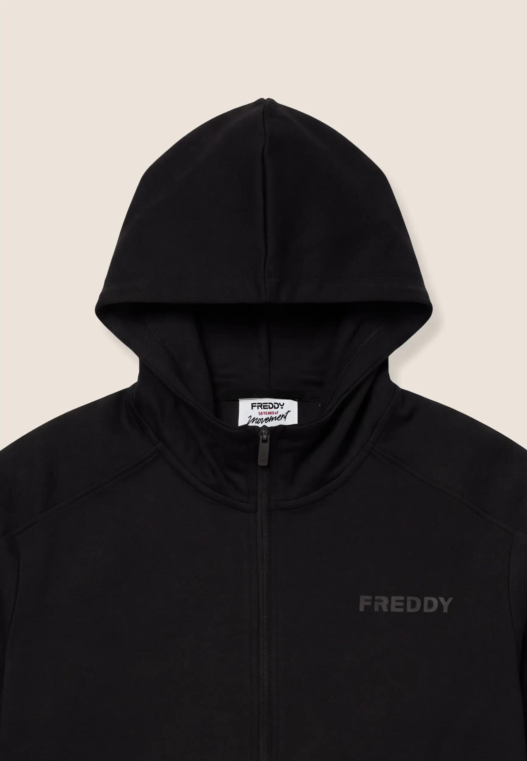Felpa Sportiva Interlock con Cappuccio e Zip da Uomo 3/3