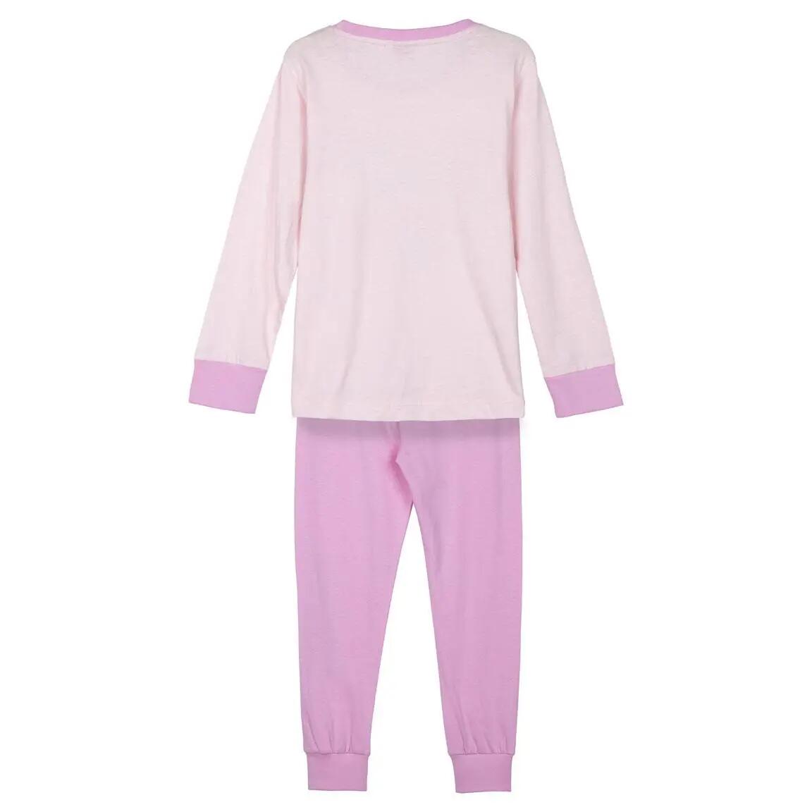 Schlafanzug Lang Kinder Barbie Zweiteilig aus Baumwolle Rosa 2/6