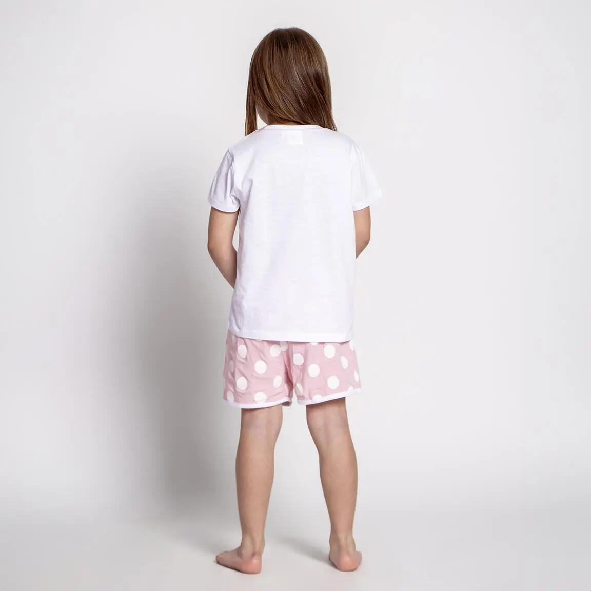 Pyjama Kort Kinder Minnie Tweedelig van Katoen Roze 6/6