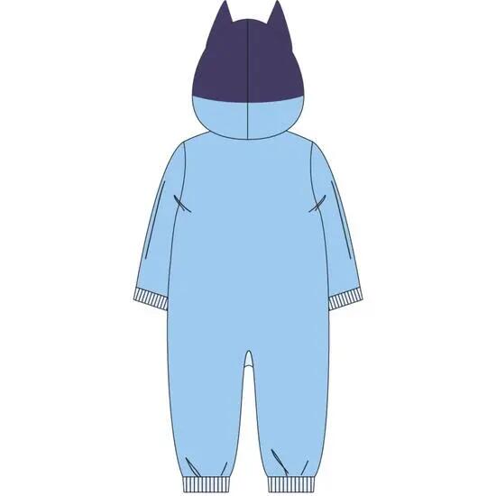 Pijama Largo Infantil Bluey de Dos Piezas de Poliéster Azul 2/2