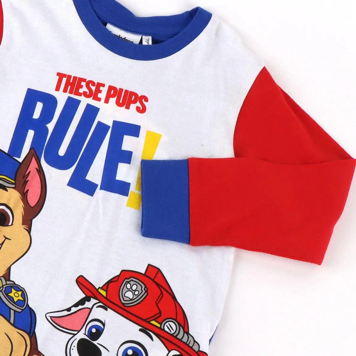 Pyjama Long Enfant Paw Patrol Deux Pièces en Coton et Polyester Multicolore 3/4