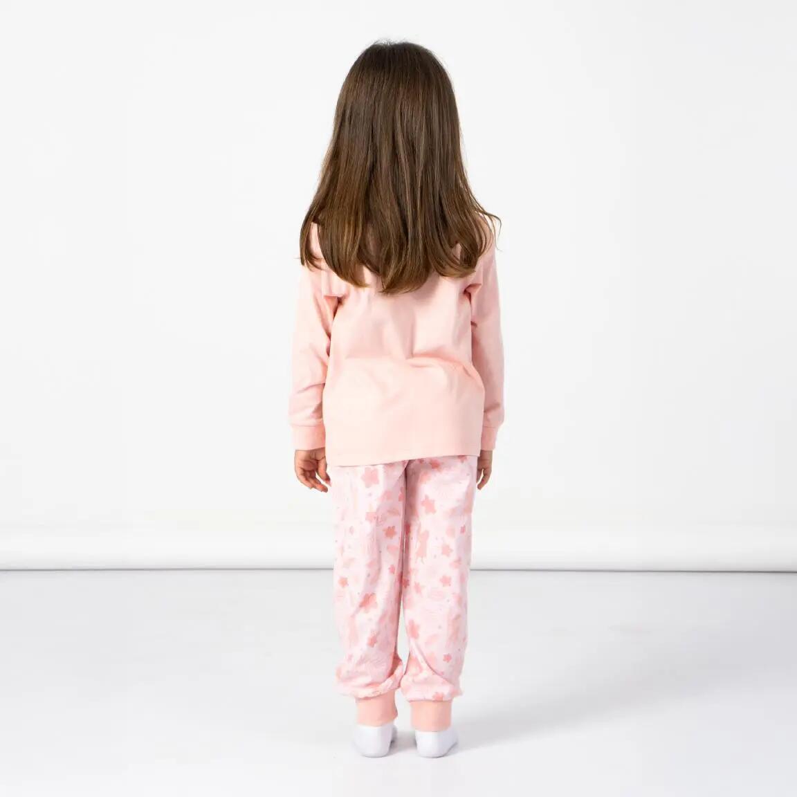 Pyjama Lang Kinder Moana Tweedelig van Katoen en Polyester Koraal 4/4