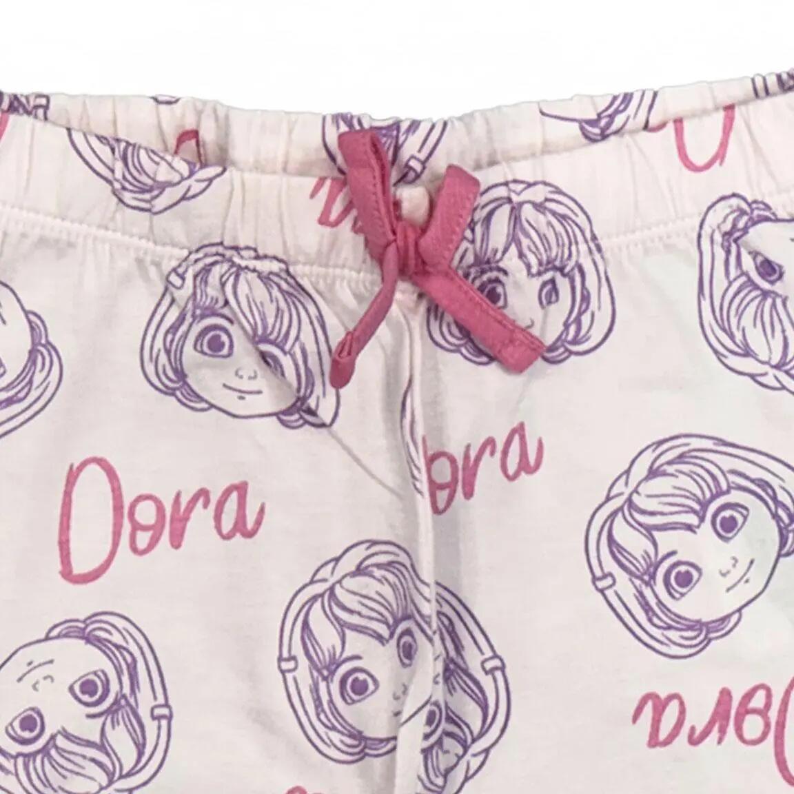 Pyjama Kort Kinder Dora La Exploradora Tweedelig van Katoen Roze 4/6