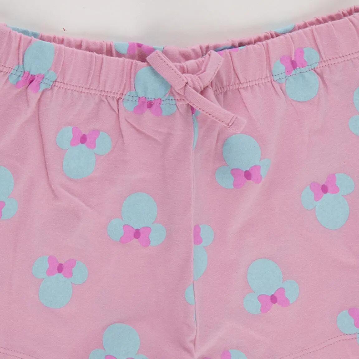 Pyjama Kort Kinder Minnie Tweedelig van Katoen Lichtblauw 4/5
