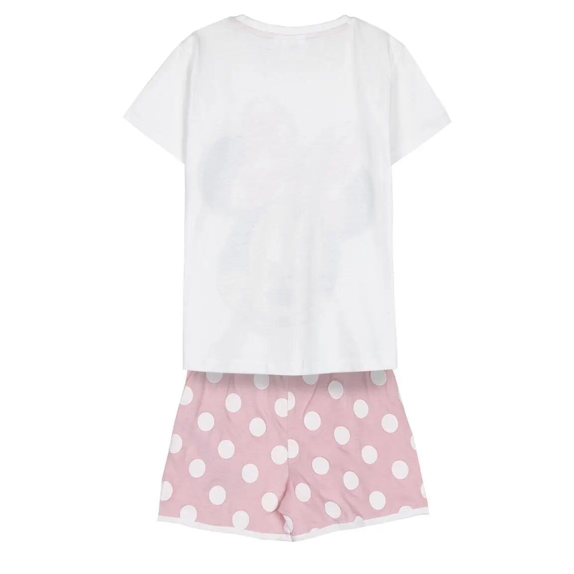 Pyjama Kort Kinder Minnie Tweedelig van Katoen Roze 2/6