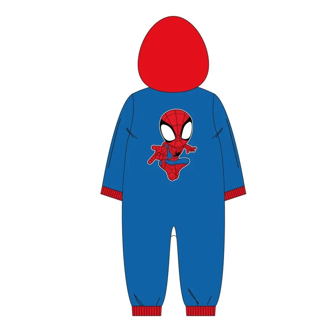 Pyjama Long Enfant Spidey Deux Pièces en Polyester Bleu 2/6