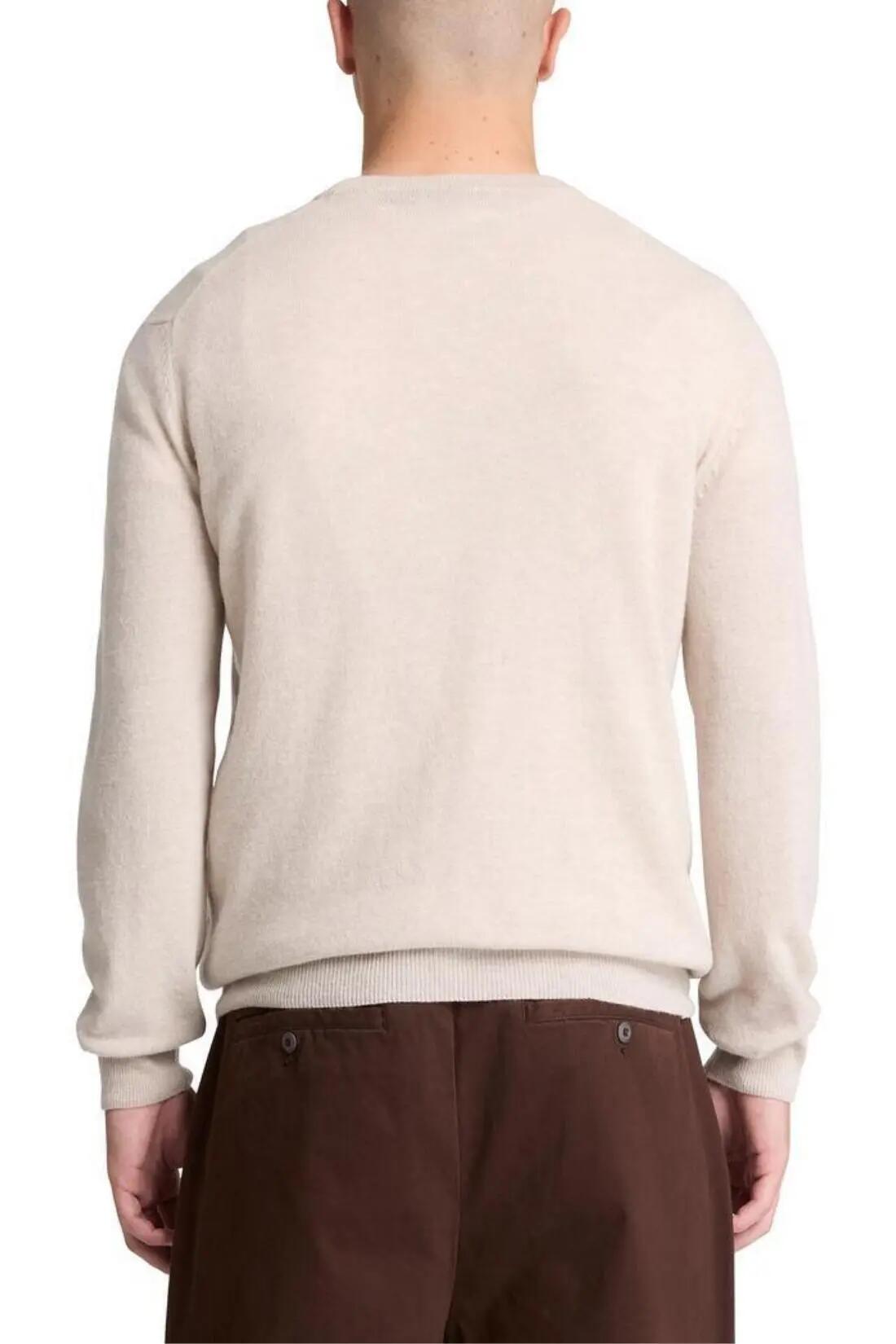 Herren - Sport - Pullover - Wollmix, regular, Rundhals - Sand 3/3
