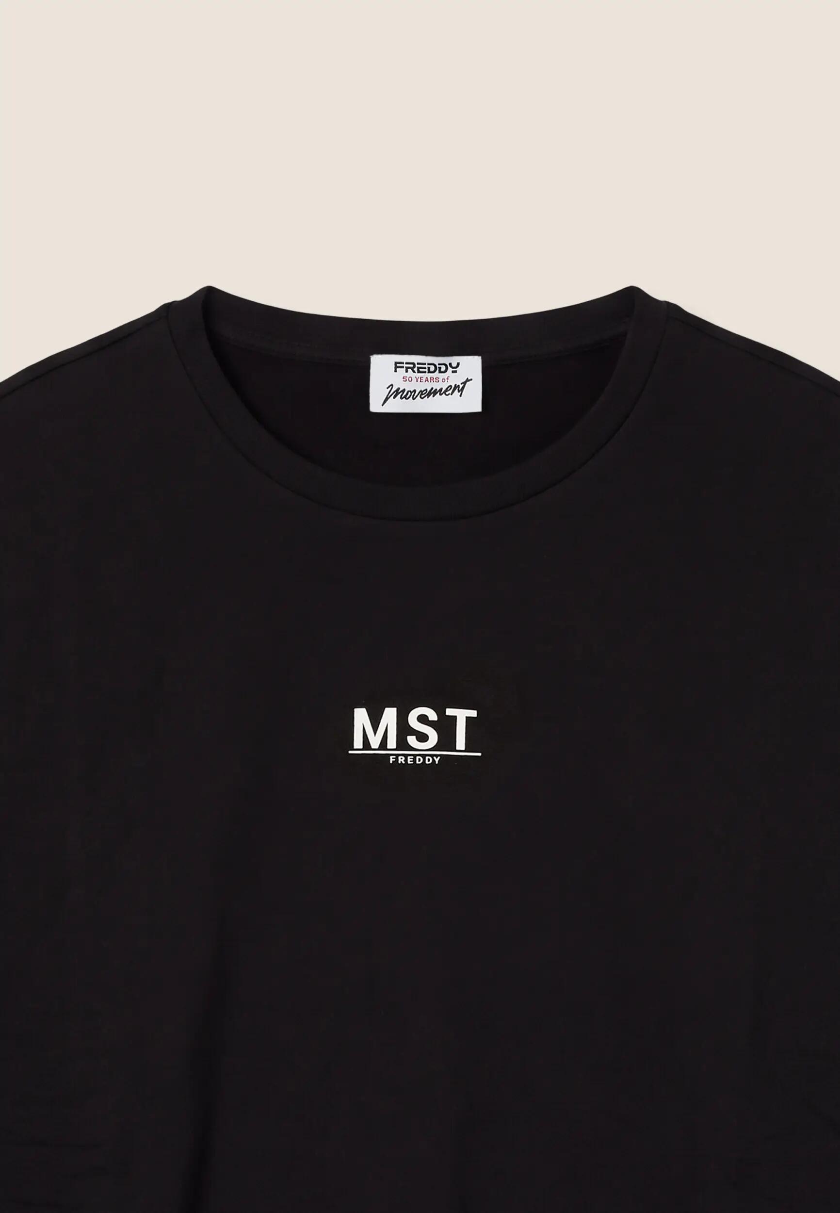 Sweat-shirt basique pour femmes, à col rond, coupe extra-large et courte 3/3