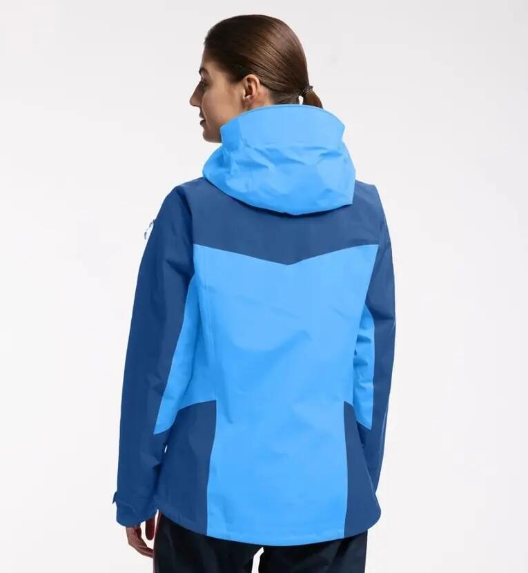 Kurtka Damska Turystyczna Spitz Jacket Women Nordic Blue/Baltic Blue 3/8