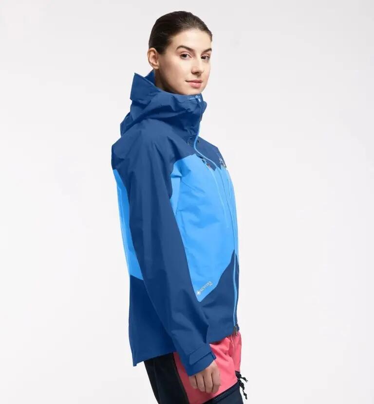 Kurtka Damska Turystyczna Spitz Jacket Women Nordic Blue/Baltic Blue 2/8