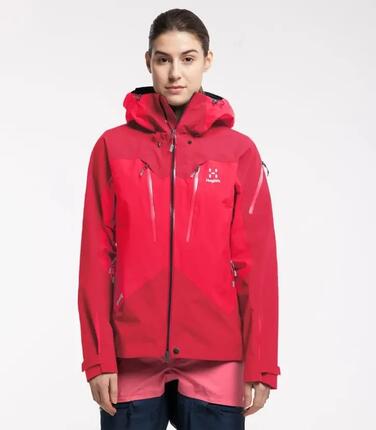 Kurtka Damska Turystyczna Spitz Jacket Women Scarlet Red/Dala Red