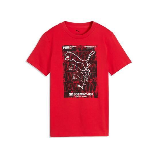 T-Shirt Puma Graphic Box Tee B Enfant