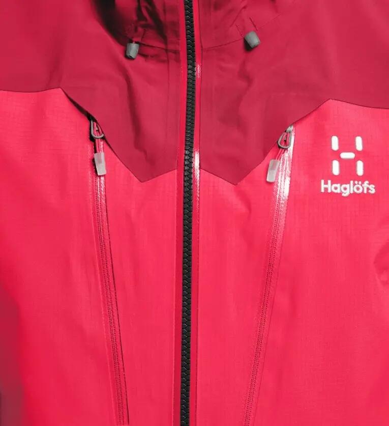 Kurtka Damska Turystyczna Spitz Jacket Women Scarlet Red/Dala Red 7/8