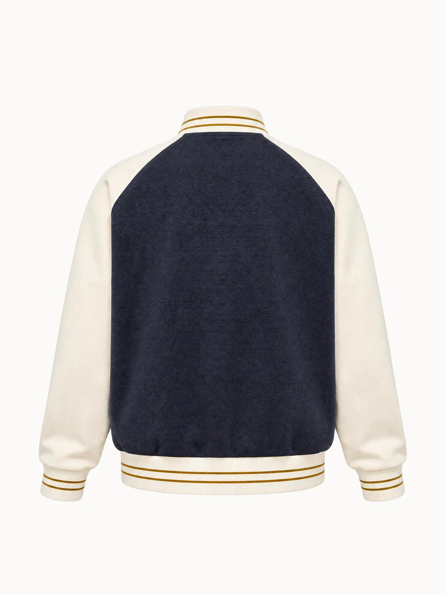 Bomber bi-matière Le Coq Sportif x Maradona effet piqué LCS CUP 3/5