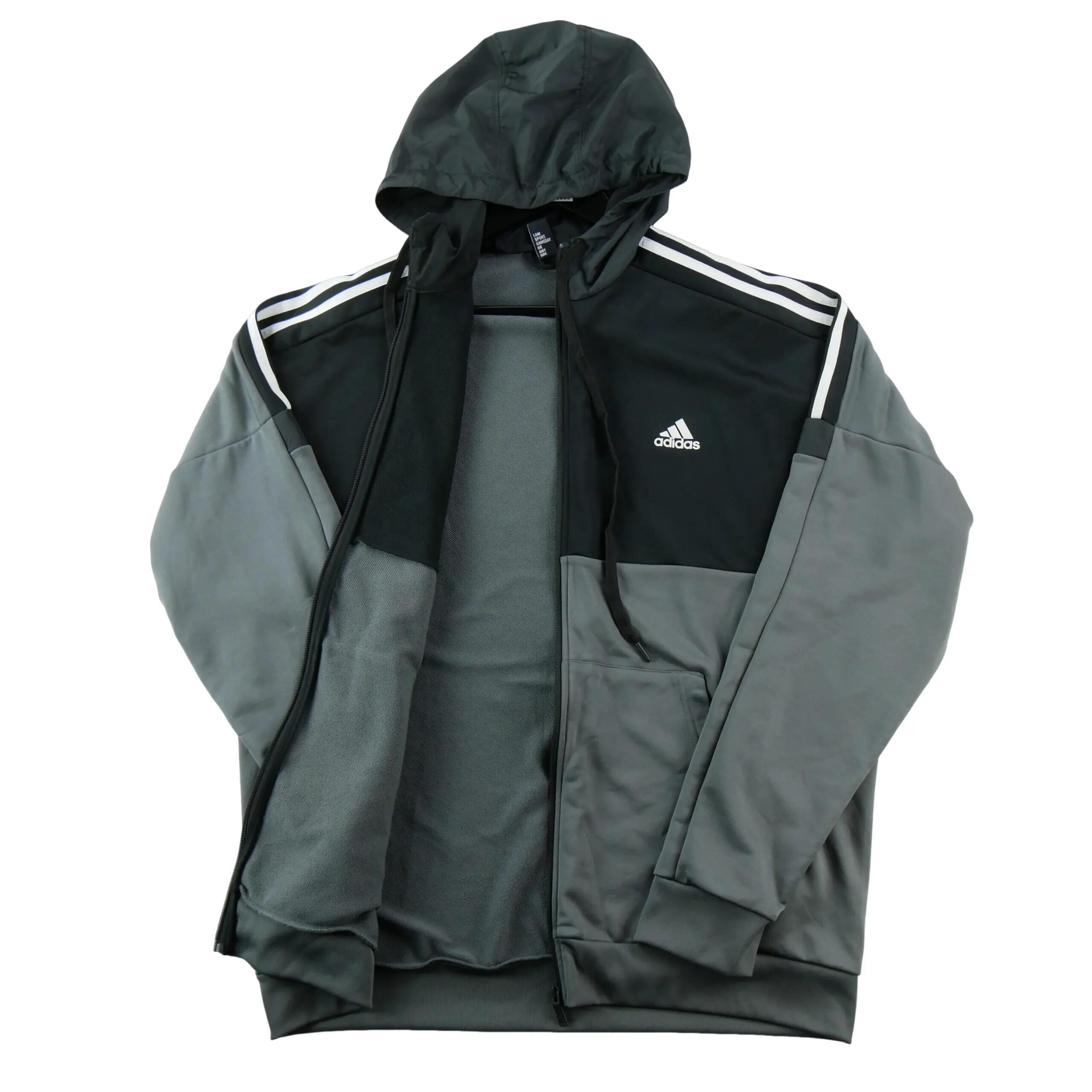 Veste Homme Heat.RDY 3 bandes Gris 3/10