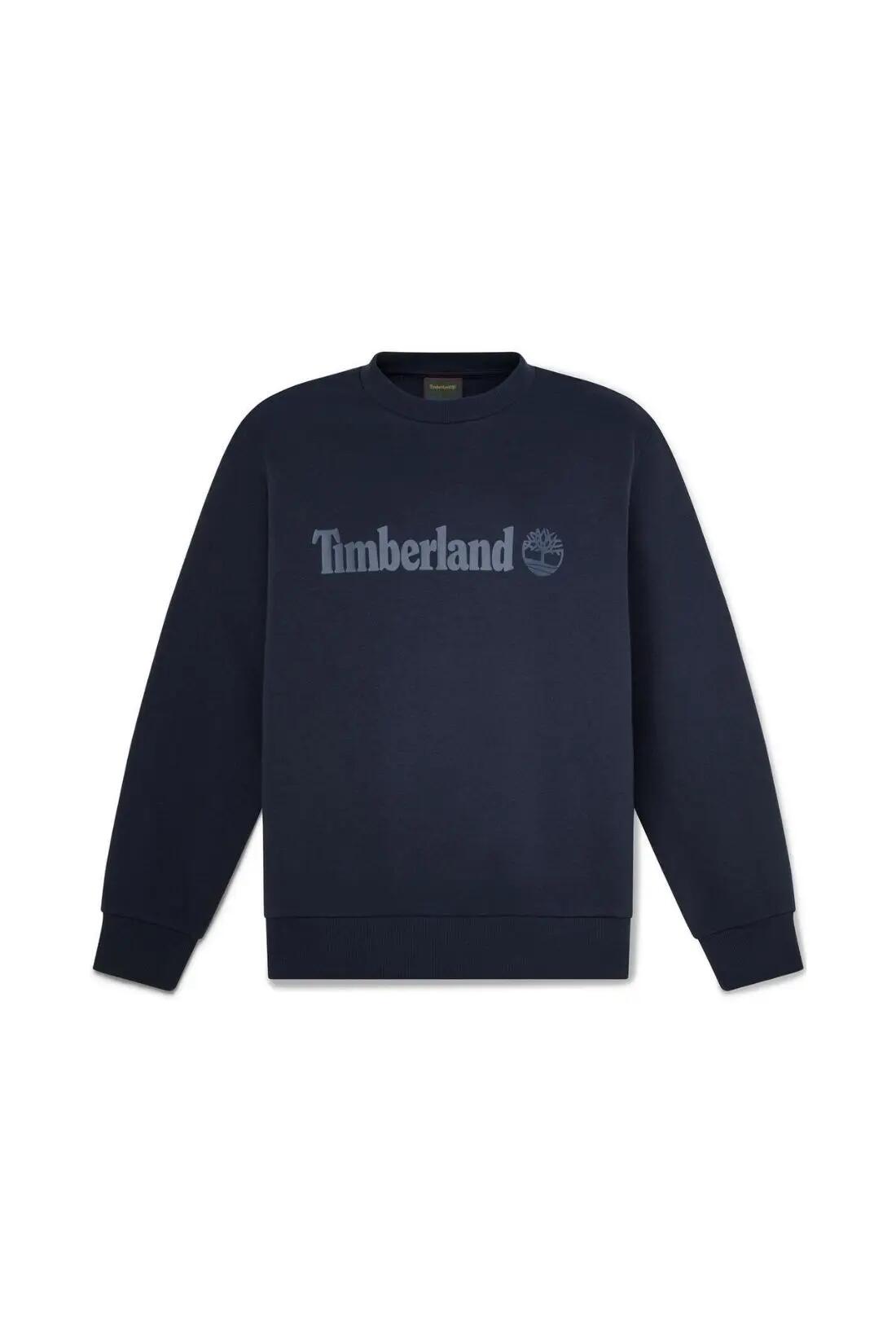 Sudadera - Casual - Hombre - Cuello redondo, Mangas largas, Logo - Azul marino 2/3