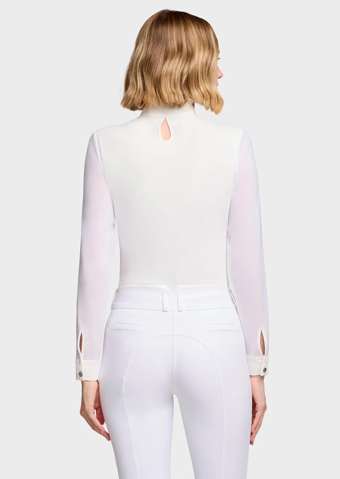 Samshield Anouchka Wedstrijdshirt Lange Mouwen Dames Fw26 Wit - 5/6