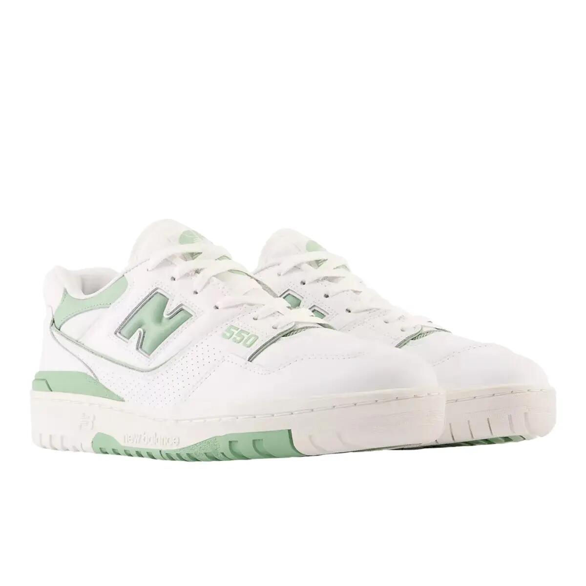 New Balance 550 White Mint Green 4/6