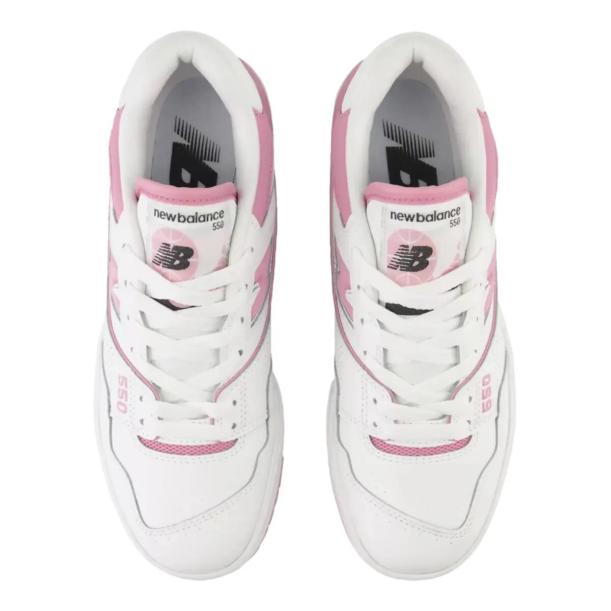 New Balance 550 White Bubblegum Pink (Women's) 3/6