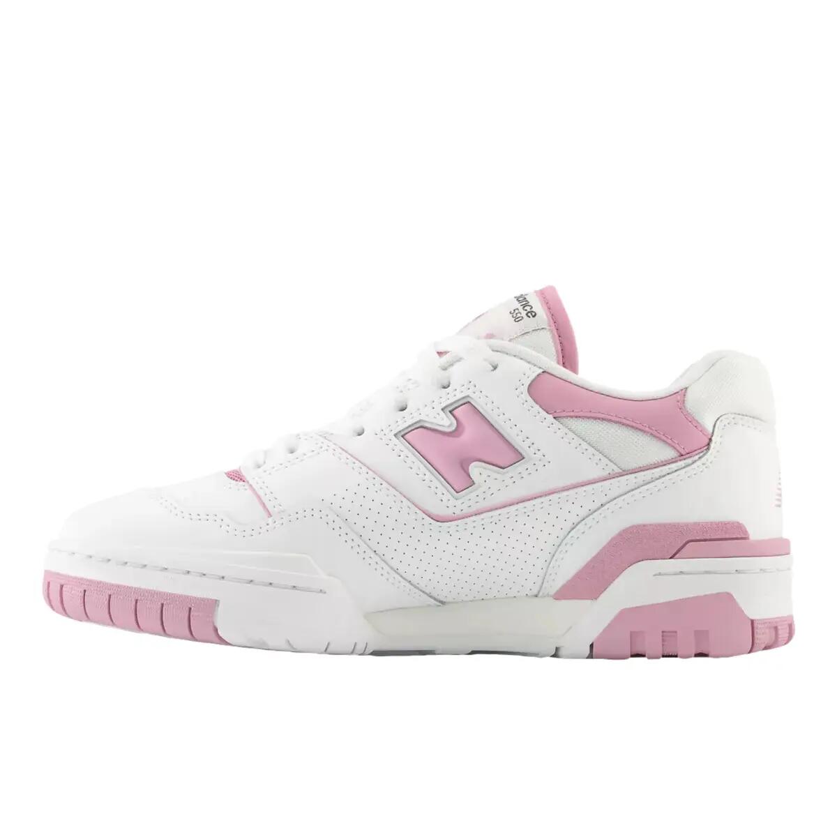 New Balance 550 White Bubblegum Pink (Women's) 2/6