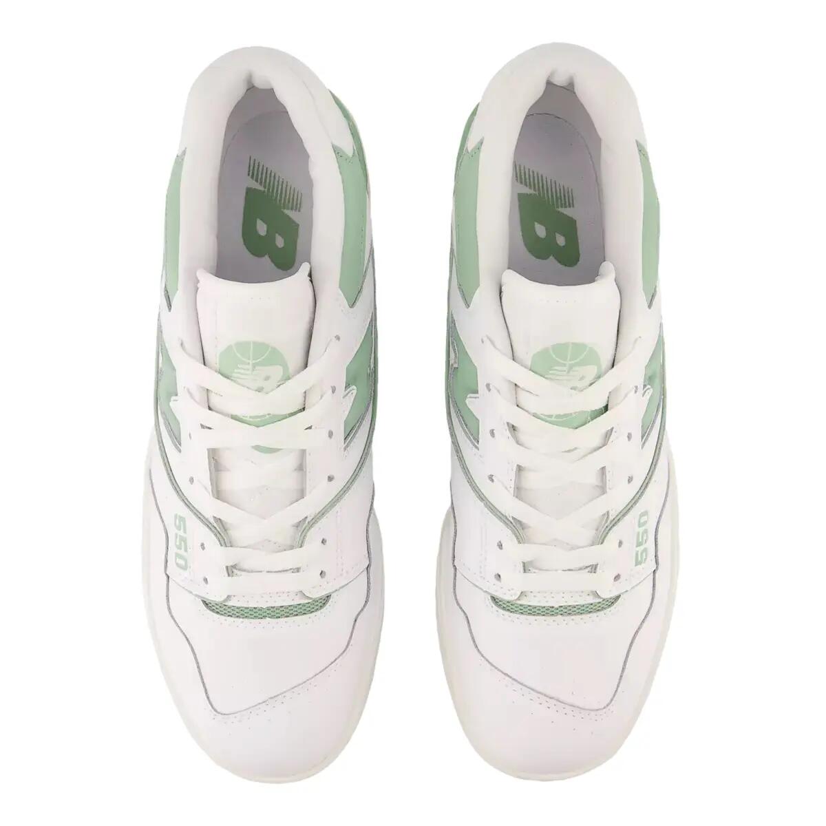 New Balance 550 White Mint Green 3/6
