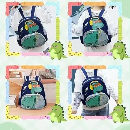 Petit sac à dos pour garçons (motif dinosaure) – Sac à dos imperméable pour tout 5/5